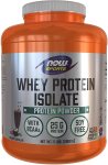 Now Whey Protein Isolate Creamy Chocolate 5 Pounds (image for) Now Whey Protein Isolate Creamy Chocolate 5 Pounds