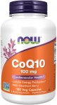 (image for) Now CoQ10 100 mg with Hawthorn Berry 180 Veg Capsules