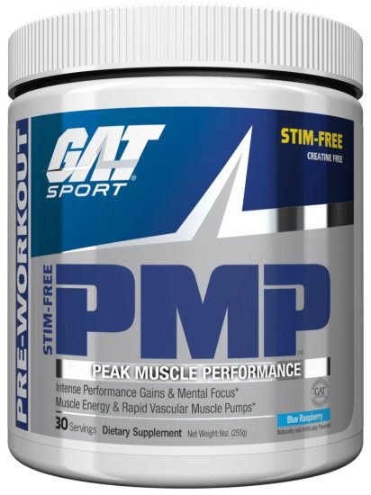 (image for) GAT PMP Stim-Free Blue Raspberry 30 Servings