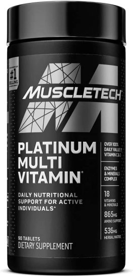 (image for) MuscleTech Platinum Multi Vitamin 90 Caplets