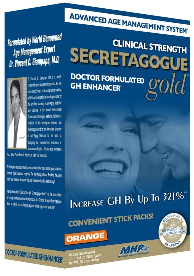 (image for) MHP Secretagogue Gold Stick Packs Orange Flavor