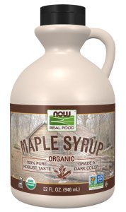 (image for) NOW Maple Syrup, Organic Grade A Dark Color