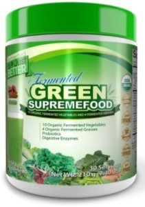 (image for) Divine Health Fermented Green Supremefood Apple Cinnamon 30 Serv