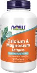 (image for) Now Calcium & Magnesium 120 Softgels
