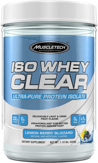 (image for) Muscletech Iso Whey Clear 1.5 Lbs.