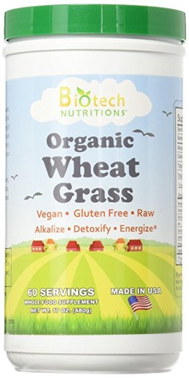 (image for) Biotech Nutritions Organic Wheat Grass 60 Servings