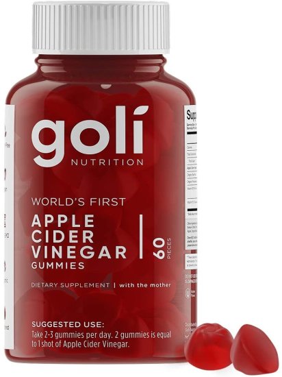 (image for) Goli Nutrition Apple Cider Vinegar 60 Gummies