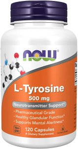 (image for) Now Foods L-Tyrosine 500 mg 120 Capsules