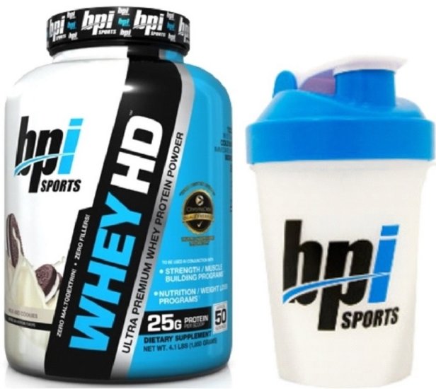 (image for) BPI Sports Whey HD + FREE BPI Shaker 20 oz-Vanilla Caramel 4.5lb