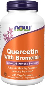 (image for) Now Quercetin With Bromelain 240 Veg Capsules