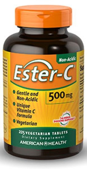 (image for) American Health Ester-C 500 mg 225 Vegetarian Tablets