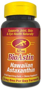 (image for) BioAstin Hawaiian Astaxanthin 12mg