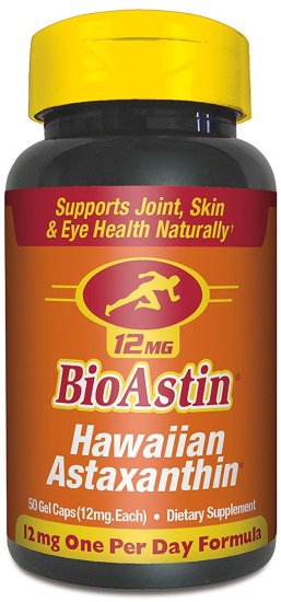 (image for) BioAstin Hawaiian Astaxanthin 12mg
