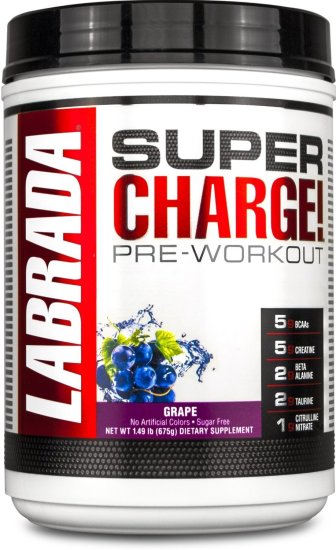 (image for) Labrada Nutrition Super Charge Pre-Workout 25 Servings