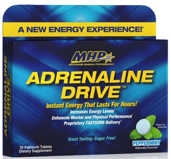 (image for) MHP Adrenaline Drive 30 Fastorb Tablets