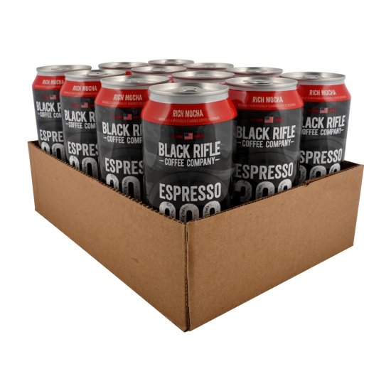 (image for) Black Rifle Coffee Company Espresso 300 15 Fl Oz - 12 Pack