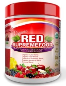 (image for) Divine Health Organic Red Supremefood Berry Flavor 30 Day Supply