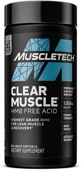 (image for) Muscletech Clear Muscle 84 Liquid Softgels