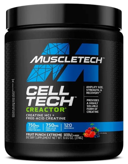 (image for) Muscletech Cell-tech Creactor 120 Servings