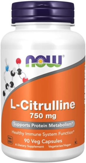 (image for) Now L-Citrulline 750 mg 90 Veg Capsules