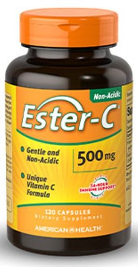 (image for) American Health Ester-C 500 mg 120 Capsules