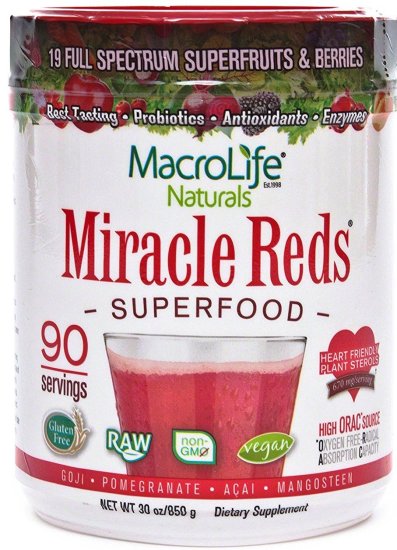 (image for) MacroLife Naturals Miracle Reds Superfood