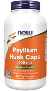 (image for) Now Foods Psyllium Husk 500 mg Veg Capsules