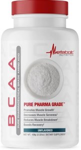 (image for) Metabolic Nutrition BCAA Unflavored 100g