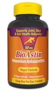 (image for) BioAstin Hawaiian Astaxanthin 12mg Vegan Soft Gels