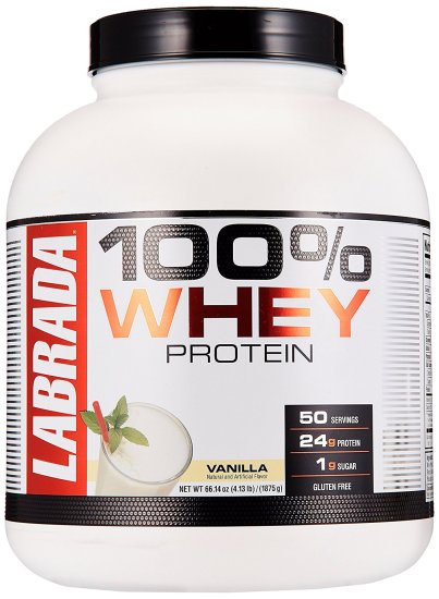 (image for) Labrada Nutrition 100% Whey 4.13 Lbs.