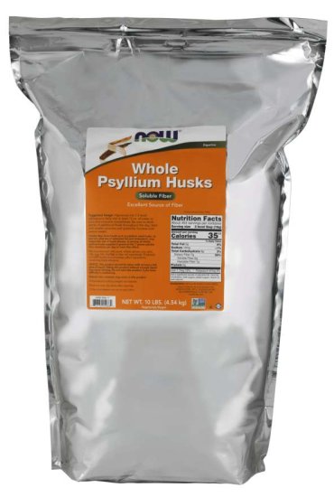 (image for) Now Foods Psyllium Husk Whole 10 Pounds