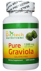 (image for) Biotech Nutrition Pure Graviola 1300mg 120 Capsules