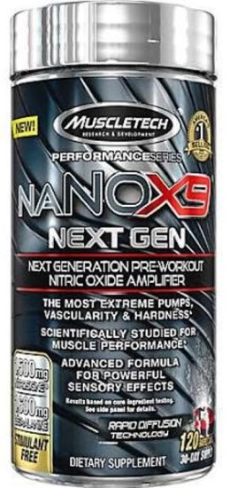 (image for) Muscletech Nanox9 Next Gen 120 Caplets