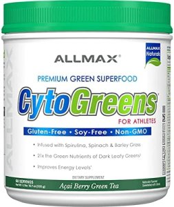 (image for) Allmax Nutrition CytoGreens Acai Berry Green Tea 60 Servings