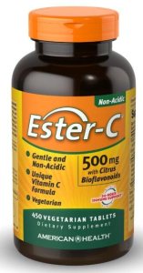 (image for) Ester-C 500 mg with Citrus Bioflavonoids 450 Vegetarian Tablets