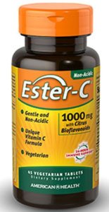 (image for) Ester-C 1000mg with Citrus Bioflavonoids 45 Vegetarian Tablets