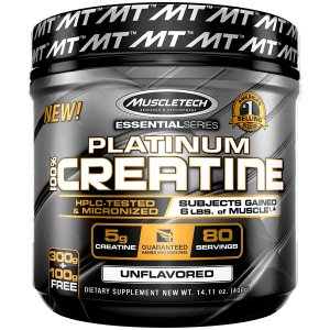 (image for) Muscletech Platinum 100% Creatine Unflavored 80 Servings