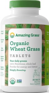 (image for) Amazing Grass Organic Wheat Grass 200 Tablets
