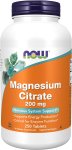(image for) Now Supplements Magnesium Citrate 200 mg 250 Tablets