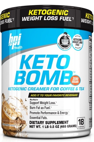 (image for) BPI Sports Keto Bomb 18 Servings French Vanilla Latte