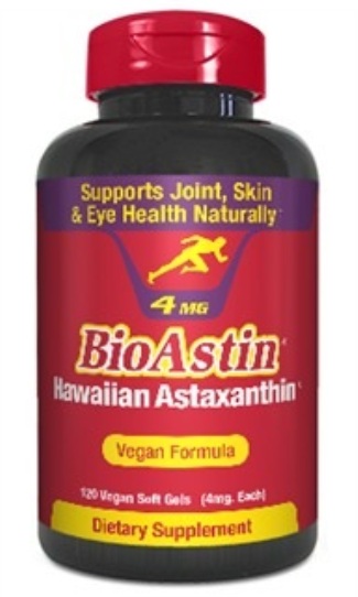 (image for) BioAstin Hawaiian Astaxanthin 4mg 120 Vegan Soft Gels