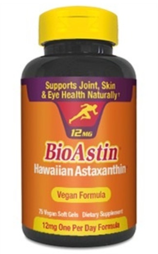 (image for) BioAstin Hawaiian Astaxanthin 12mg Vegan Soft Gels