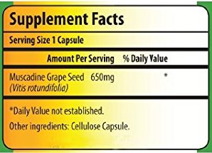 Biotech-grape-seed-Supp-Facts