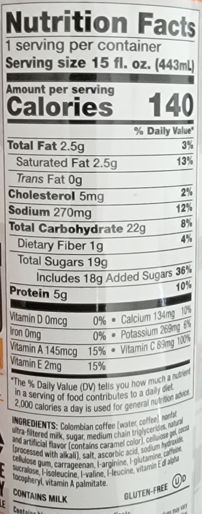 Espresso-300-Supplement-Facts