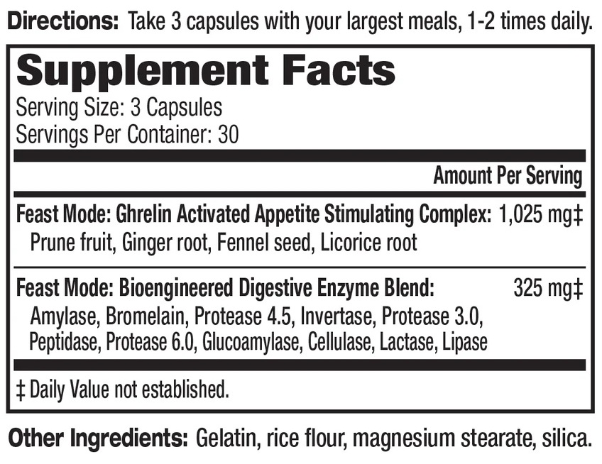 Feast-Mode-Supplement-Facts