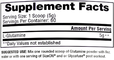 Gaspari_Glutamine_SuppFacts