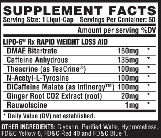 Lipo6-RX-Supp-Facts