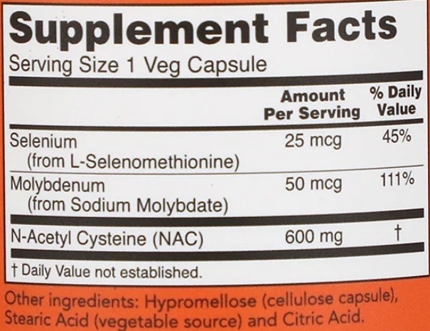 NOW-NAC-600mg-Nutrition-Facts