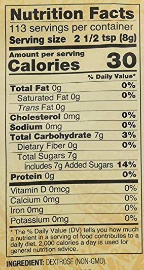 Now-Foods-Dextrose-2lb-Nutrition-Facts