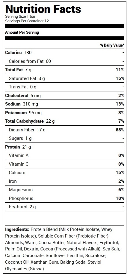 Quest-Protein-Supplement-Fact